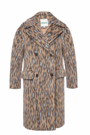 Leopard motif double-breasted coat, zdjęcie 1 Leopard motif double-breasted coat od Kenzo